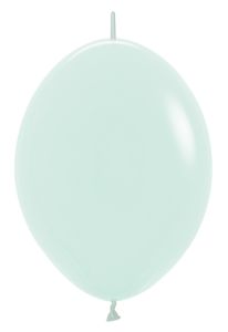 12" Pastel Matte Green Link-O-Loons (25pcs) Sempertex Balloons