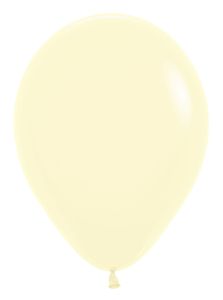 11" Pastel Matte Yellow (50pcs) Sempertex Balloons