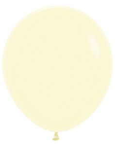 18" Pastel Matte Yellow (25pcs) Sempertex Balloons