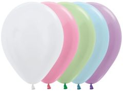 11" Satin Assortment (50pcs) Sempertex Balloons
