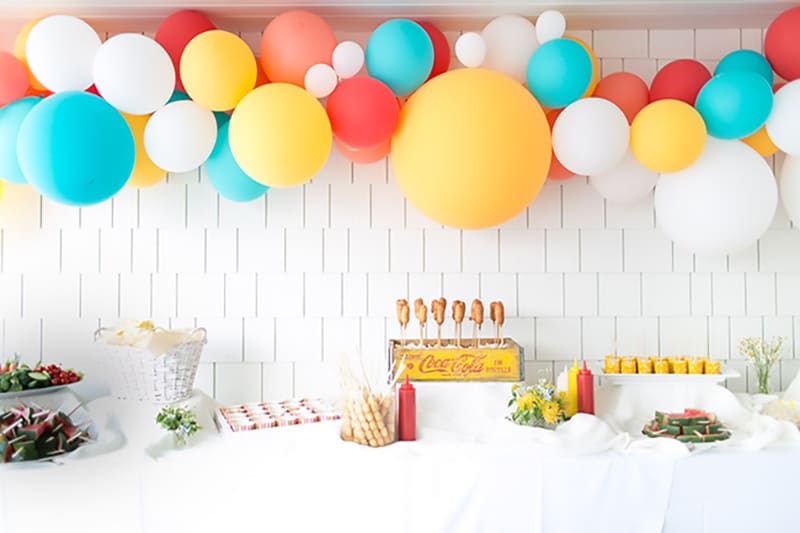 backyard theme party ideas
