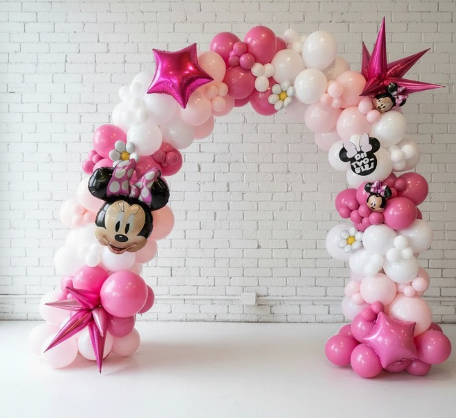 Minnie Mouse Balloon Arch